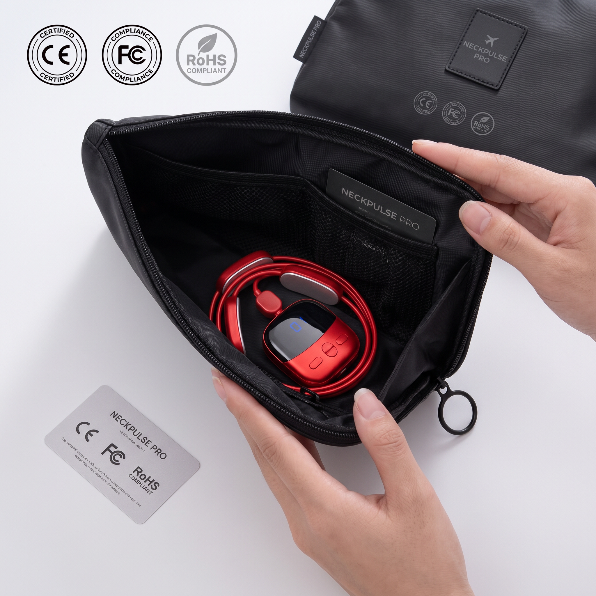The NeckPulse Travel Pouch™